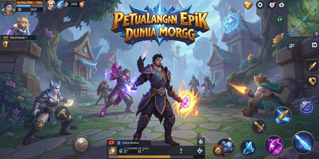 Tampilan gameplay menawan di dunia MMORPG 6CF.