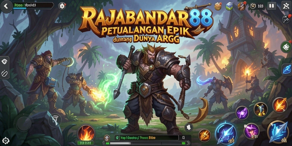 Tampilan epic gameplay RAJABANDAR88 dalam aksi ARPG