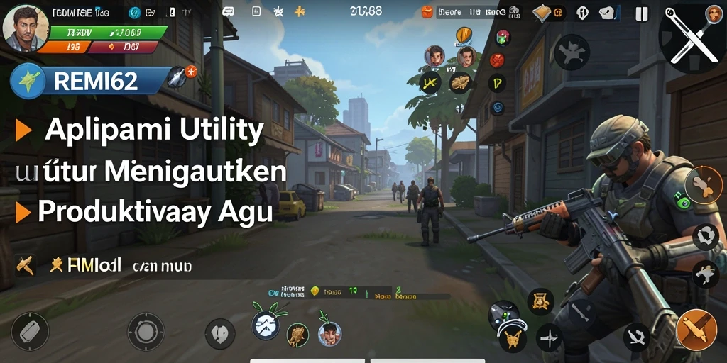 Tampilan antarmuka aplikasi REMI62 yang bersih dan menarik.