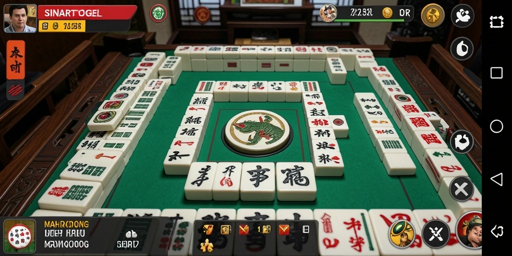 Tampilan screenshot utama SINARTOGEL menampilkan gameplay Mahjong yang mengasyikkan.
