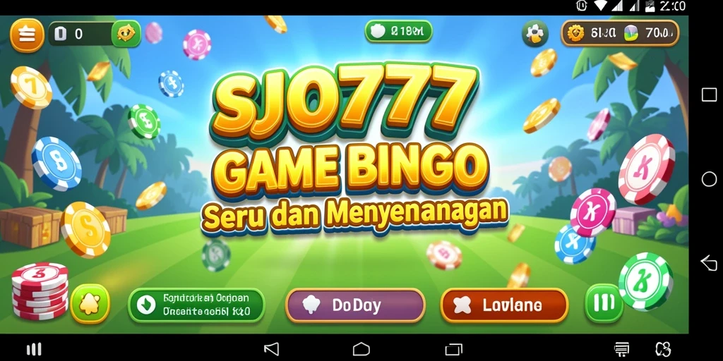 Tampilan gameplay menarik dari SJO777 dengan Bingo yang seru.