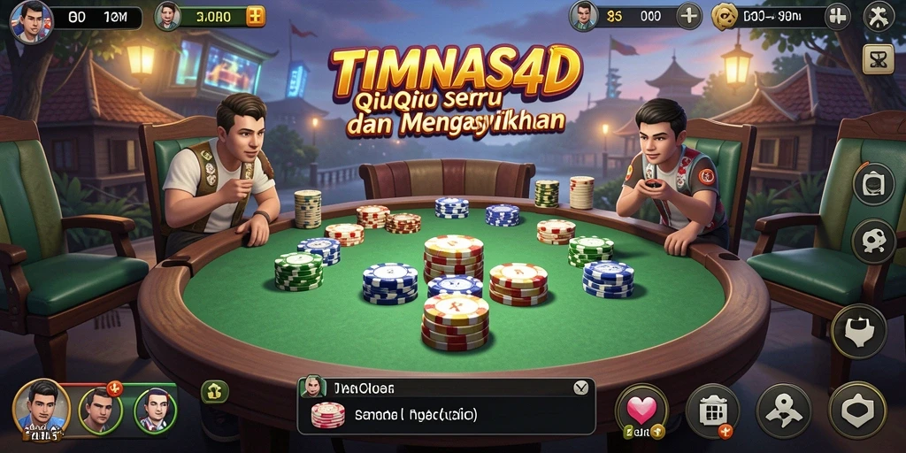 Tampilan gameplay QiuQiu yang menegangkan di TIMNAS4D.